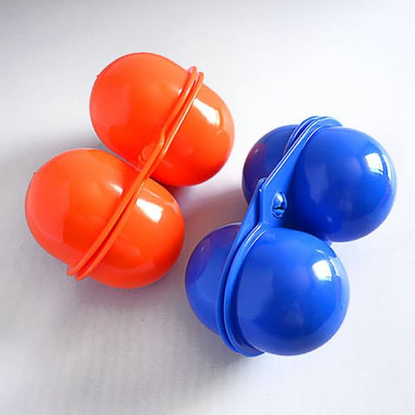 2-pack bärbar ägghållare, ägglåda i plast, vikbar