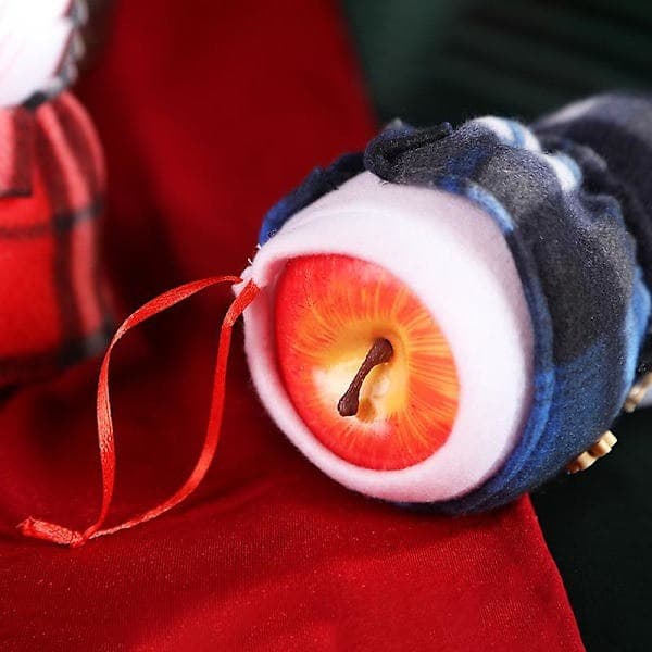 2 stk Plys Snemænd Juleæblepose Juledag Opbevaringspose Æbleemballage Julemarked