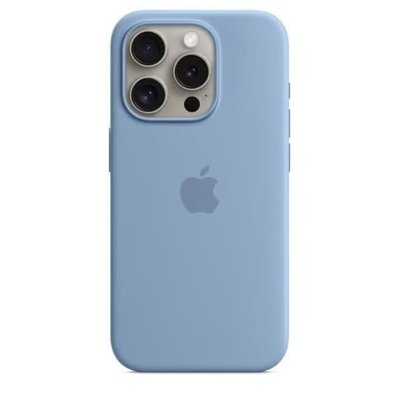 Silikondeksel med magnet til iPhone 15 Pro Max, kompatibelt med MagSafe, lyseblå iPhone 15 Pro Max Light blue iPhone 15 Pro Max