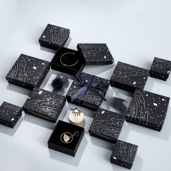 Armbåndsdisplayboks Halskjede Ring Emballasje Bryllup Brud Oppbevaringsboks
