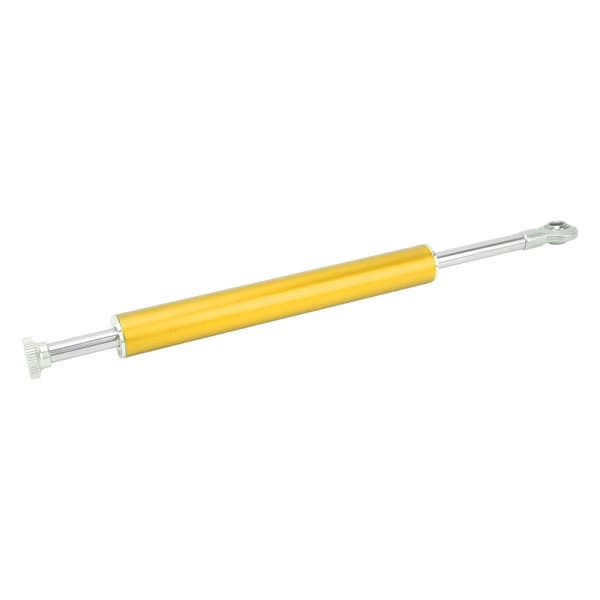 Motorcycle Steering Damper 330mm Universal Aluminum Steering Damper Stabilizer for Most Motorcycles Gold