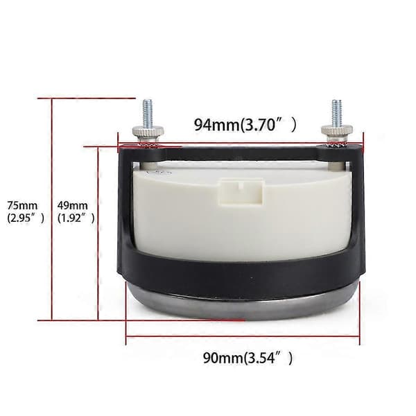 Universal GPS Speedometer 12V/24V Odometer 85mm 160MPH for Car Motorcycle LCD Tachometer -Yx