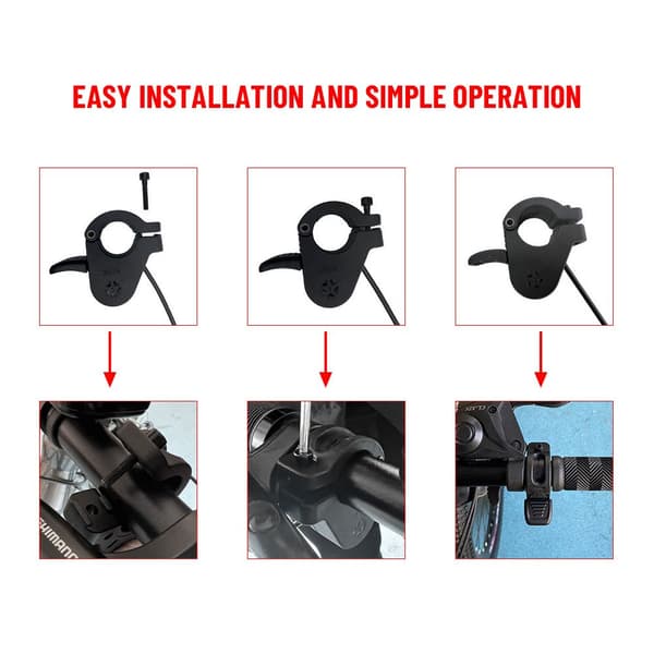 Elcykel tommelfingergas Elcykelaccelerator SM PLUG SM