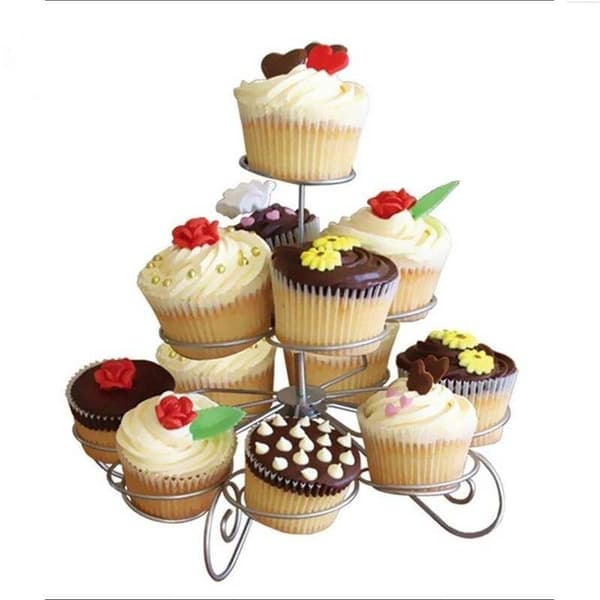 Muffinipuu Muffinssiteline 13 kpl Cupcakes Stand Small multifärg multicolor
