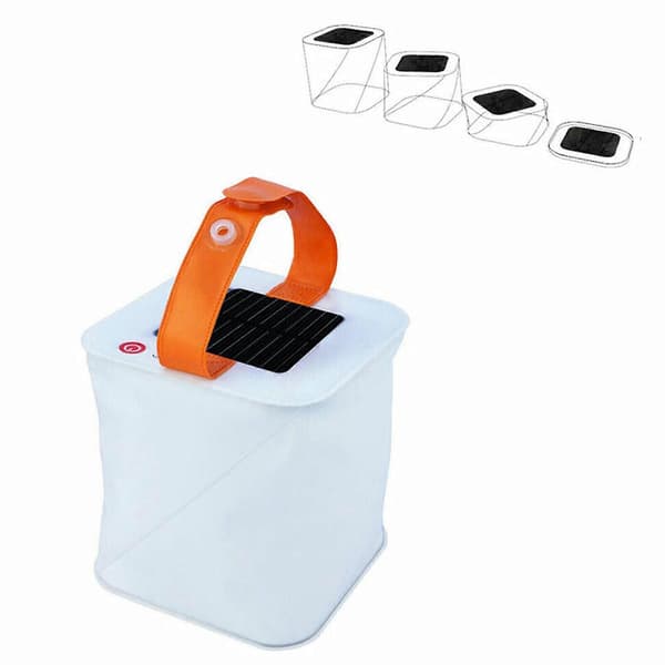 Foldable Solar Lantern - 150 Lumen Camping Lamp Luminaid Packlite - Inflatable Lamp Fp