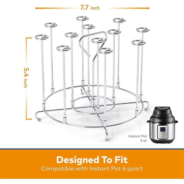 Spydstativ kompatibelt med 6-quart grytetilbehør for Air Fryer Crispy Lid