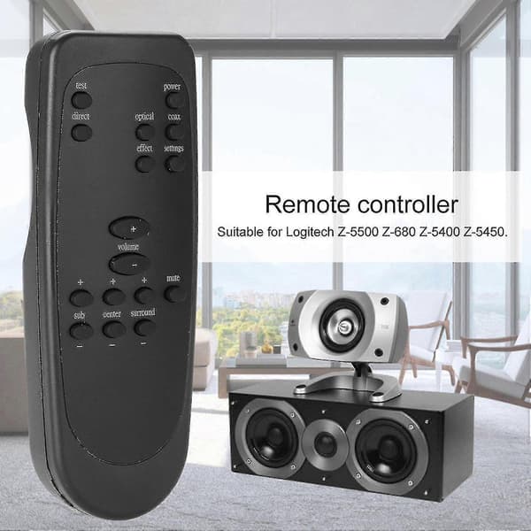 Replacement Remote Control for Computer Speakers for Logitech Z-5500 Z-680 Z-5400 Z-5450