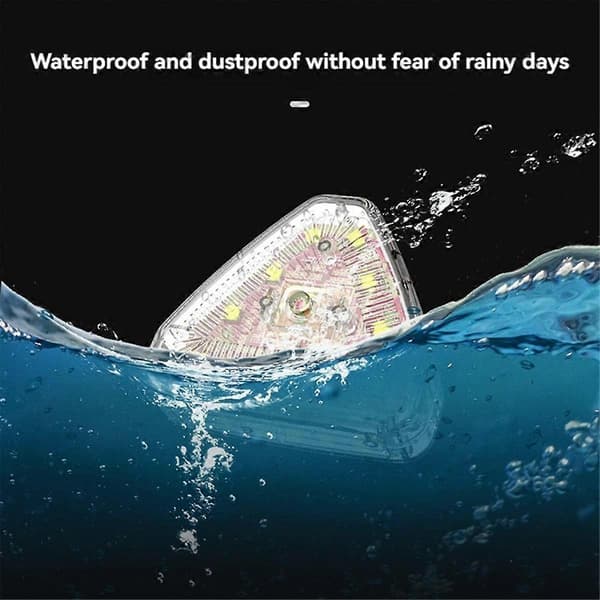 LED Strobe Light Mini Wireless Strobe Lights USB Charging Waterproof Dustproof for Drone Car Truck Bicycle RC Boat
