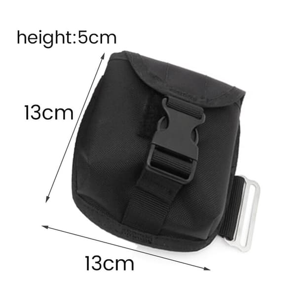 Scuba Diving Counterweight Pocket Pouch with Release Buckles Dive Weight Pocket Pouch