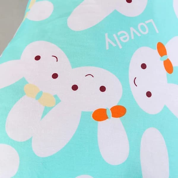 U-shaped Pregnancy Pillow, Side Sleeper Pillow, Nursing Pillow with Removable and Washable Cover, 60 x 120 cm, Rabbit