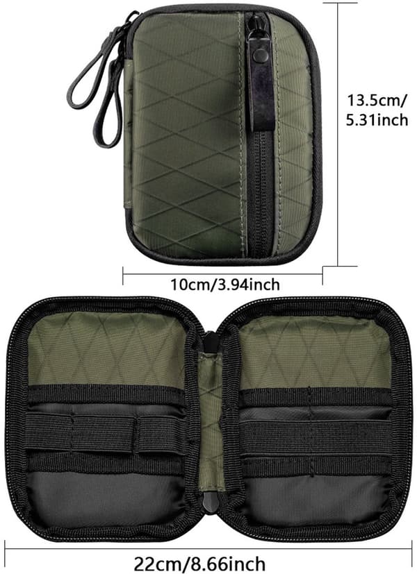 Xpac Waterproof Multifunctional EDC Tool Bag, Large Capacity Tool Pouch - Green