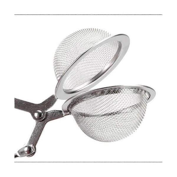 12 stk Tekuler, Premium Rustfritt Stål Teinfuser med Håndtak for Løs Te Fint Nett-FA-