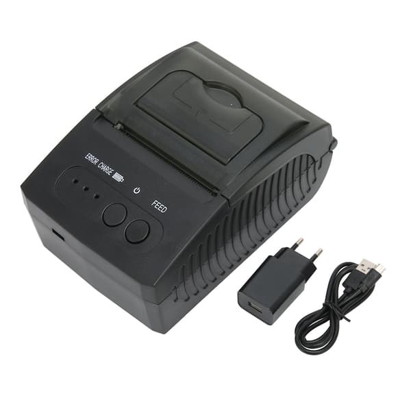 Thermal Printer ABS Material USB DC 5v 1a Charging Wireless Connections 48mm/s Direct Printing Tool 100-240V