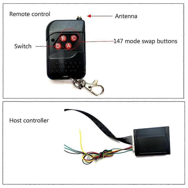 48 LED Vandtæt Knight Rider Advarselslys Scanner Blitz Strobe Kit 12V 5050