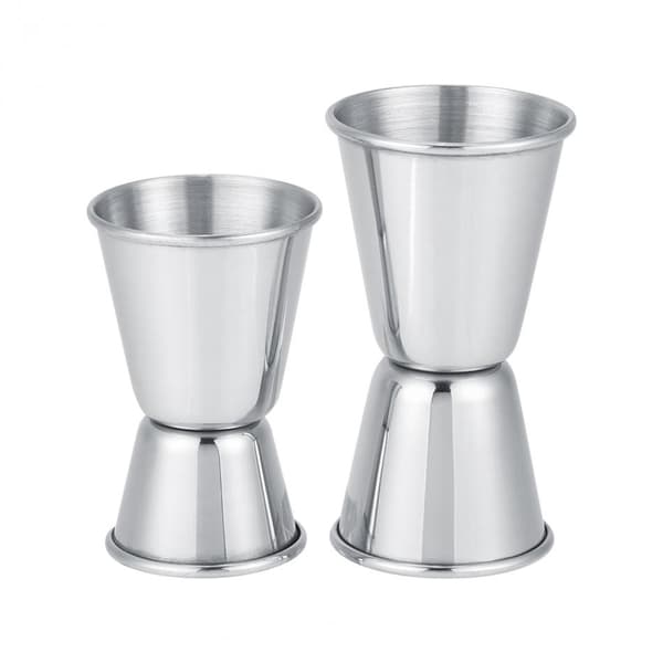 Barsett 10 deler rustfritt stål med shaker 600/700 ml og tilbehør Silver silver