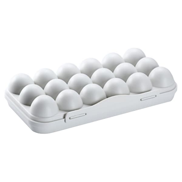 Stabelbar Eggoppbevaring: Frisk, Stilren & Rommer 18 Egg Hvit Hvit Hvit White White