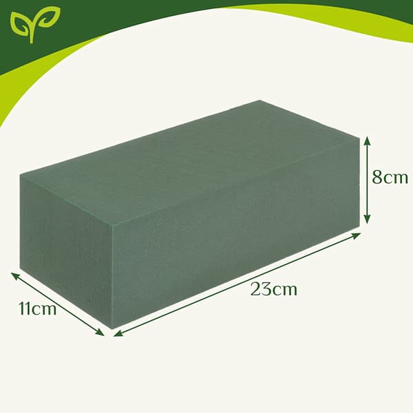 Våta blommiga skumblock 23x11x8cm, 20-pack för blommor