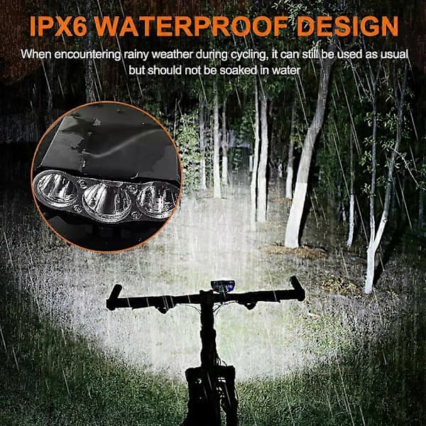 90000LM Super Strong LED Bicycle Light Bike Flashlight Front Rear Lamp Rechargeable