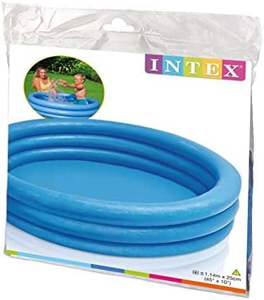 Crystal Blue Three-Ring Inflatable Pool 114 cm x 25 cm