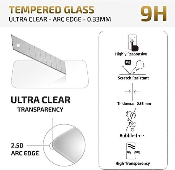 [3-pack] Tempered Glass Screen Protector, Designed for iPhone 8/7 (4.7 inch), Case Friendly, Extreme Durability