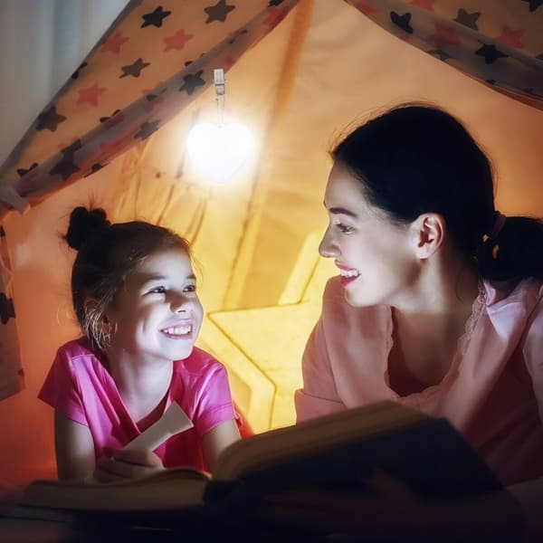 Natlampe / Hjerteformet LED-lampe med Touchsensor - Bærbar 49