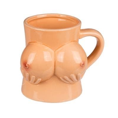 Krus / Kaffekrus - Bryster Beige beige