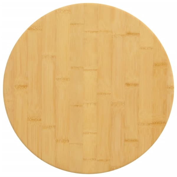 vidaXL Pöytälevy Ø50x4 cm bambu Brun 5750