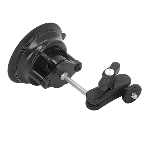 Suction Cup Camera Car Mount with Ball Head 1/4 Inch Thread Car Windshield Mount Holder for Action Camera Mobile Phone Holder