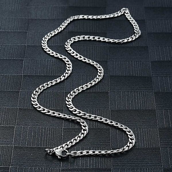 Silver Necklace Chain Link Silver 4.5mm