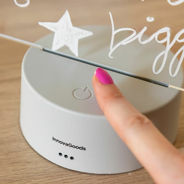 InnovaGoods Lemo LED-tavle til noter og beskeder