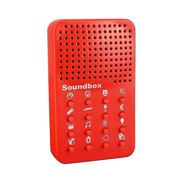 Npw Classic Red Sound Machine Funny Novelty Practical Portable 16 Effects Sound