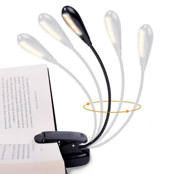 Reading lamp book lamp rechargeable, LED book lamp, portable and flexible