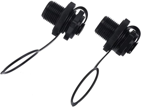 Spiralventil for oppblåsing, 5 stk luftventiler ventiladapterplugger, spiralformede oppblåsbare luftplugger for oppblåsbar båt, fiskebåt og madrass