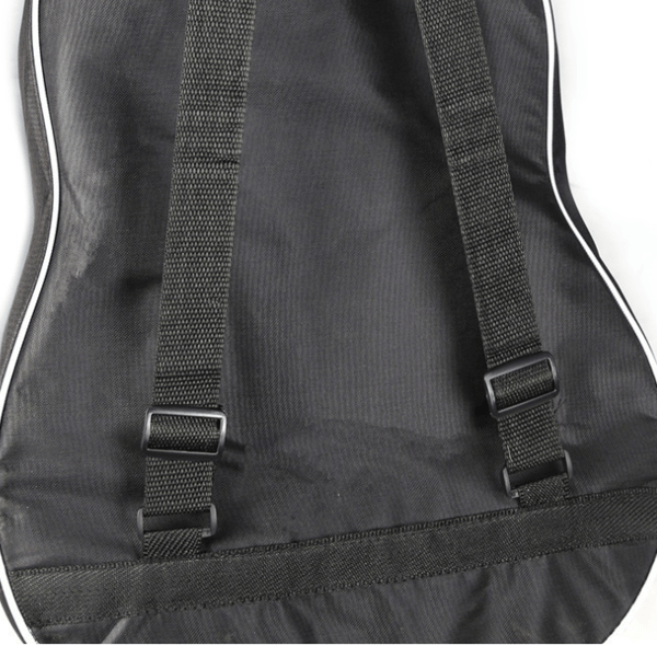 Tjock bomullsgitarrväska Dubbel axel Oxford tyg Ryggsäck för Ballad gitarr Instrumentväska 110cm längd