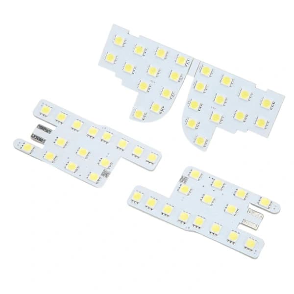 4 pcs Car Interior Dome Map Light 54 LEDs 12V 5W SMD 5050 Replacement for CRV 2013-2017
