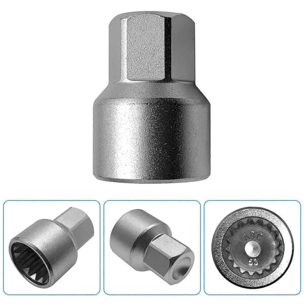 Hjulmutterlåsnøkkel MK6579 53 Tykkvegget adapter for Porsche