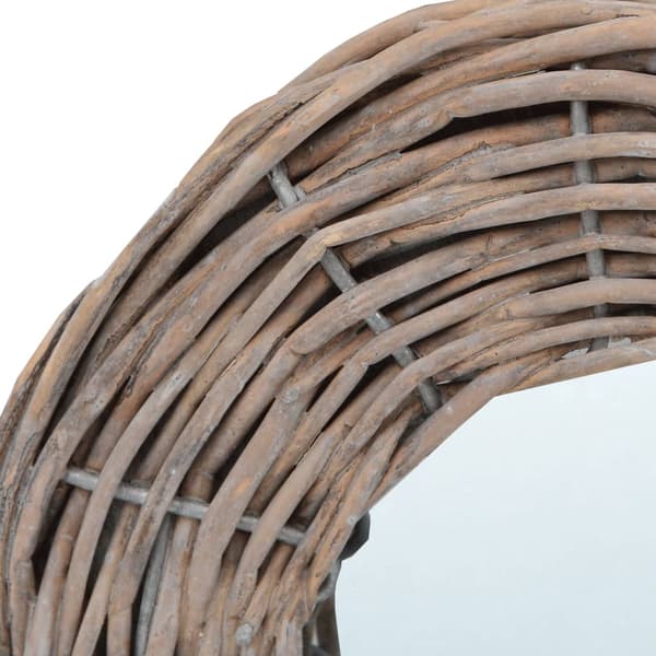 vidaXL Speil 3 stk 15 cm kurvmateriale Brun brown