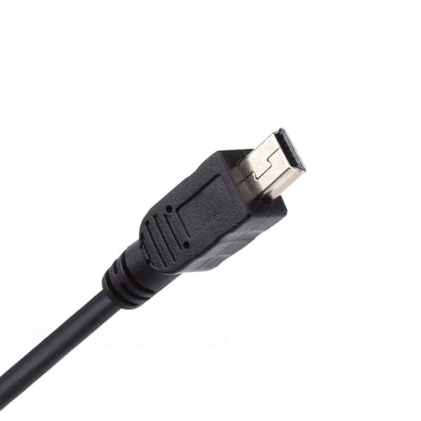 2 kpl datakaapeli USB uros mini5p T-tyypin porttiin V3 datakaapeli USB data-/latauskaapeli