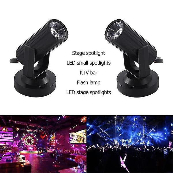 RGBW 1W LED-scenelys Spin Pinspot Light Beam Spotlight Party DJ Disco DMX