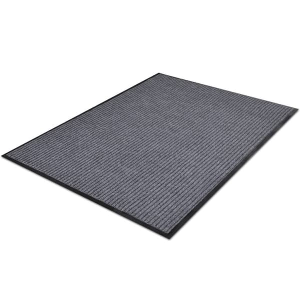 vidaXL Ovimatto PVC Harmaa 90 x 120 cm harmaa Grå gray