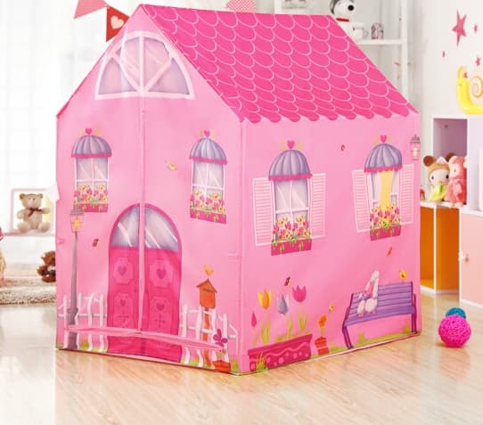 IPLAY Rosa leketelt for barn 95x72x102 cm