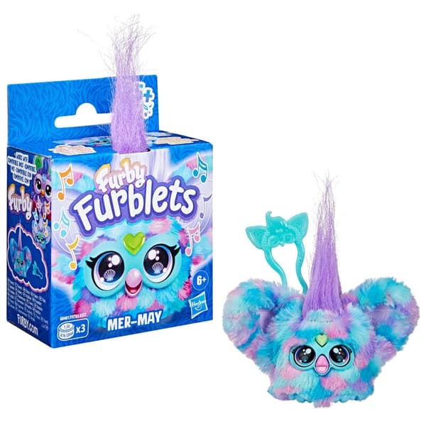 Furby Mini -interaktiivinen lelu, K-pop-äänet, avaimenperä