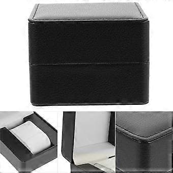 Resefodral för Armbandsur Svart PU Läder 11x10.3x7.3cm