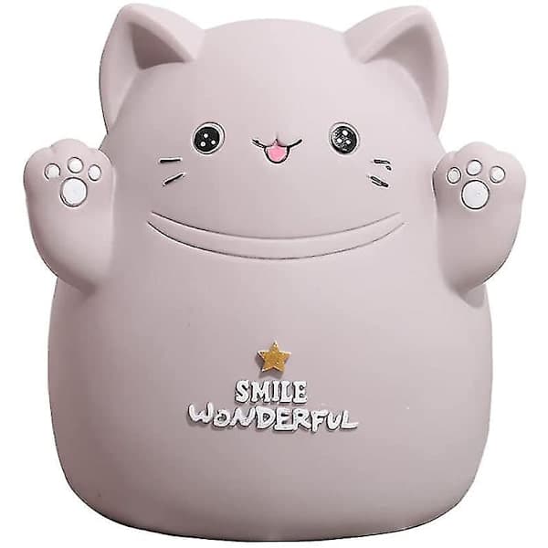 Stor sparegris kompatibel med barn - Sparegris katt【co】