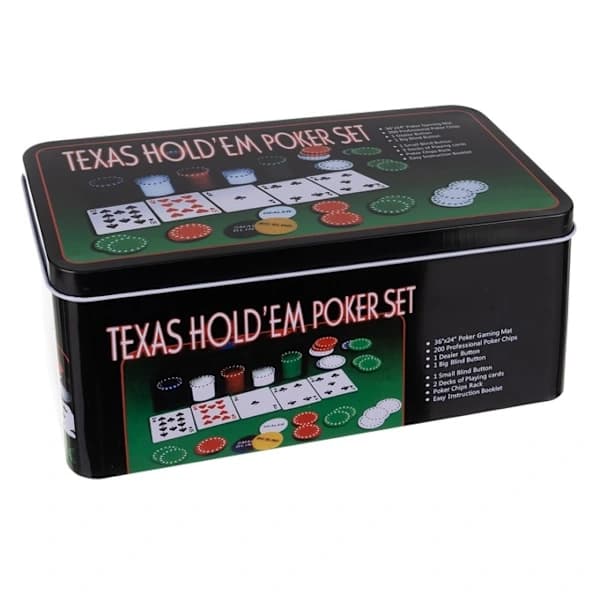 Pokersæt / Texas Pokersæt - 200 Jetons