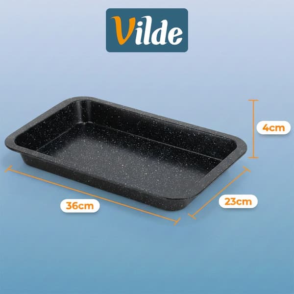 Bakform med non-stick-beläggning och lock, 36x23x4,5 cm