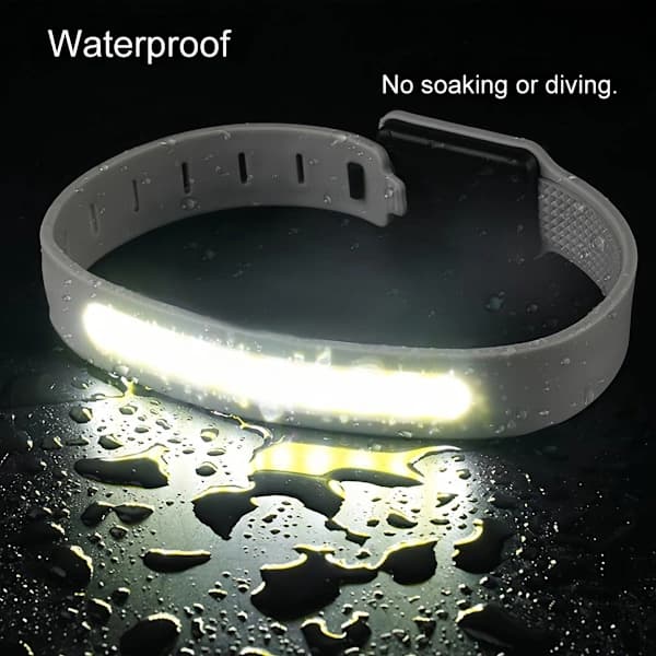 Running light with reflective armband, 3 light modes, rechargeable for running, jogging, cycling, walking, compatible with darkness