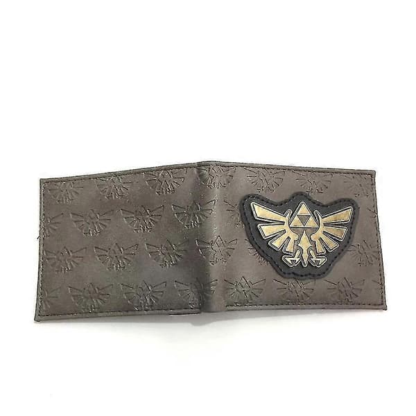 Zelda Legend Anime Plånbok Bifold Kortplånbok med Myntficka XH