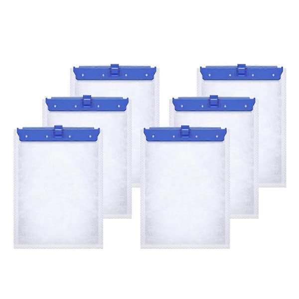Stor filterudskiftning til Whisper Bio-Bag filterpatroner til ReptoFilter 6-pak