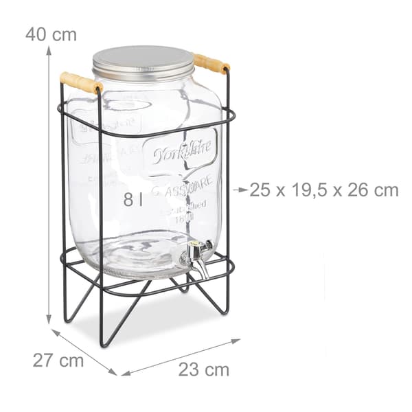 Drikkeautomat 8 liter med stativ
